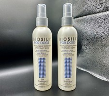 Biosilk For Dogs Silk Therapy Deep Moisture Waterless Shampoo Spray, 8 Oz 2 Pack