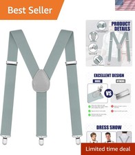 Luxury Men's Suspenders 3.5cm Wide - Stylish Braces for Formal and Casual Wear