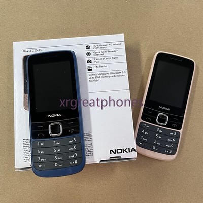 Unlocked Nokia 225 4G Dual SIM Long Battery Life, Multiplayer Games Cell Phone