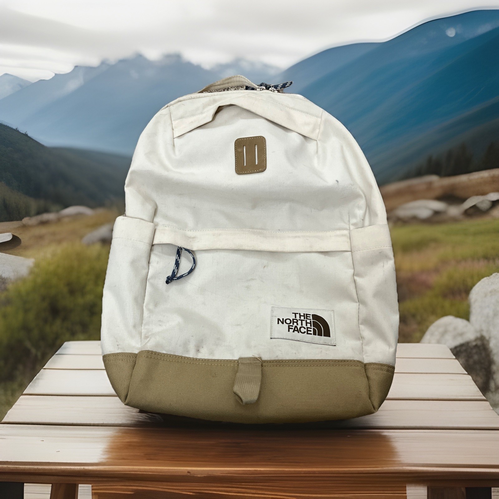 North Face Heritage Daypack Laptop Backpack with Sun Protection