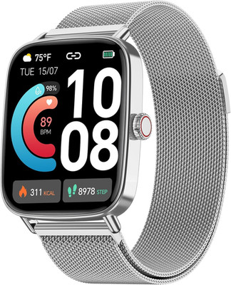 Smartwatch Herren Damen Mit Telefonfunktion,1.85'' HD Uhren Mit Herzfrequenz Schl