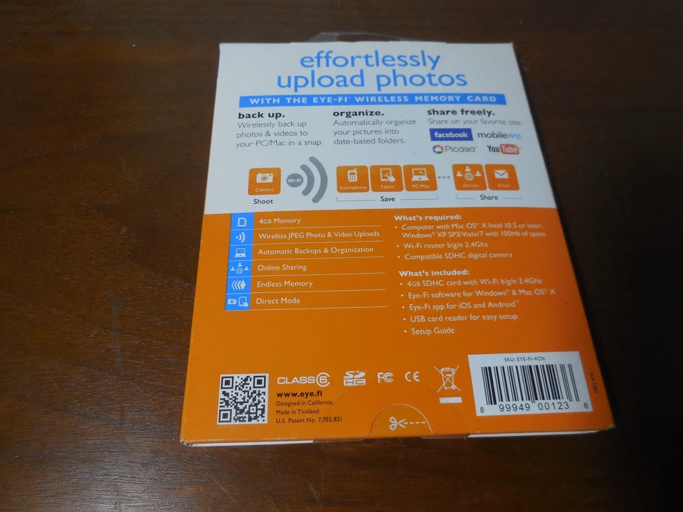 Eye-Fi - Wireless Connect X2 4GB Secure Digital High Capacity (SDHC) Memory Card - Image 2 of 2