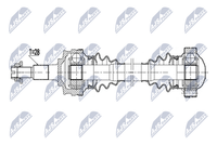Nty Antriebswelle NPW-PS-010 FüR Porsche