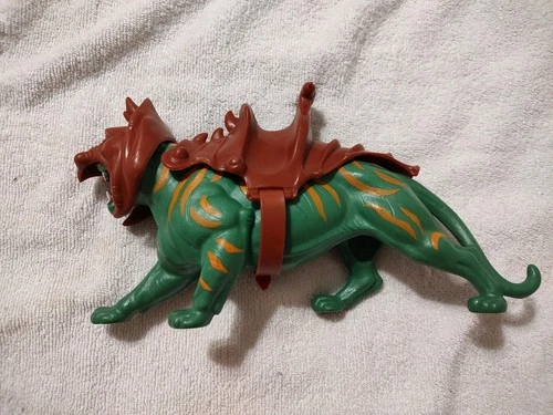 Vintage MOTU He-Man Battle Cat with Armor