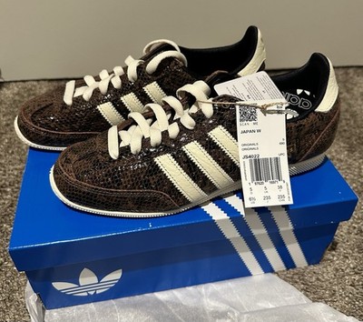 Adidas Japan W Brown Snakeskin JS4022 Size 6.5 New Authentic
