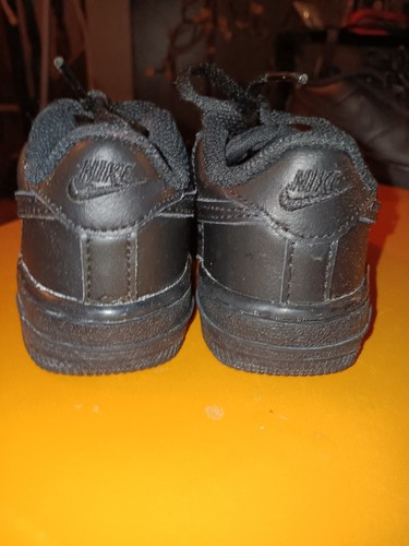 Nike Air Force 1 Low Boys Size 5C Black Athletic Shoes Sneakers - Picture 6 of 8