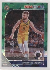 2019 NBA Hoops Premium Stock Green Cracked Ice Prizm Domantas Sabonis #76 09rv