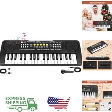 Educational 37-Key Piano Keyboard with 8 Rhythms  Tones - Perfect for Beginners