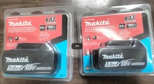 2 Pack Makita BL1850B-2 LXT 18V 5Ah Li-Ion Battery Power Tool Batteries NEW