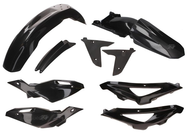 UFO Plastikkit Passt An Husqvarna TC 250 450 510 '08 Schwarz-image
