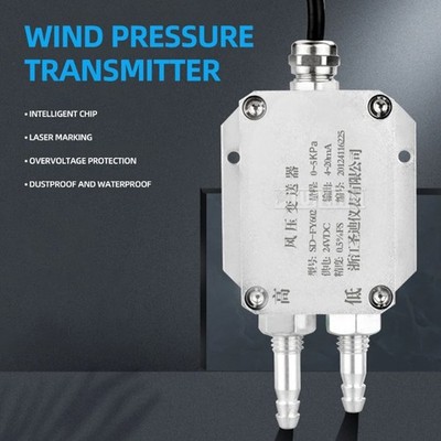 Sensor Differential Pressure RS485 Negative Pressure 4-20mA Pressure 0-5V 10V