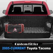 Car Rear Trunk Envelope Vertical Style Bag Cargo Net for Toyota Tacoma 2005-2024