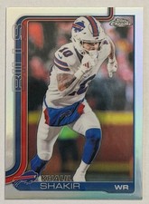 Khalil Shakir  2025 Topps Chrome Refractor #32