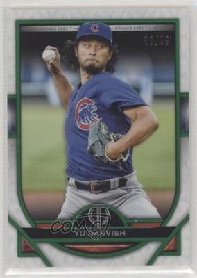 2021 Topps Tribute Green 66/99 Yu Darvish #14 fo7