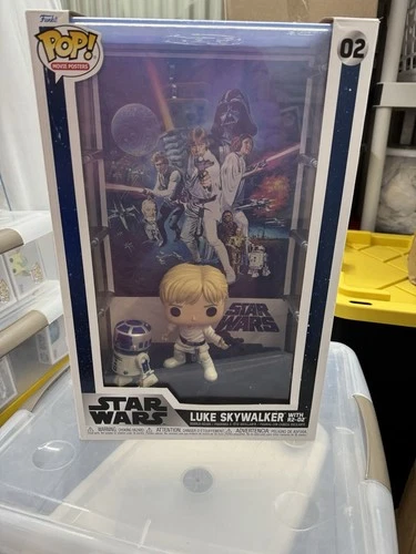 Funko Pop! Star Wars Luke Skywalker And R2D2 Poster