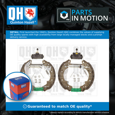 Brake Shoes Set fits BMW 324D E30 2.4D 85 to 90 QH Genuine Quality Guaranteed