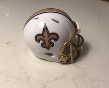 New Orleans Saints NEW 2025 custom pocket pro helmet NFL alternate
