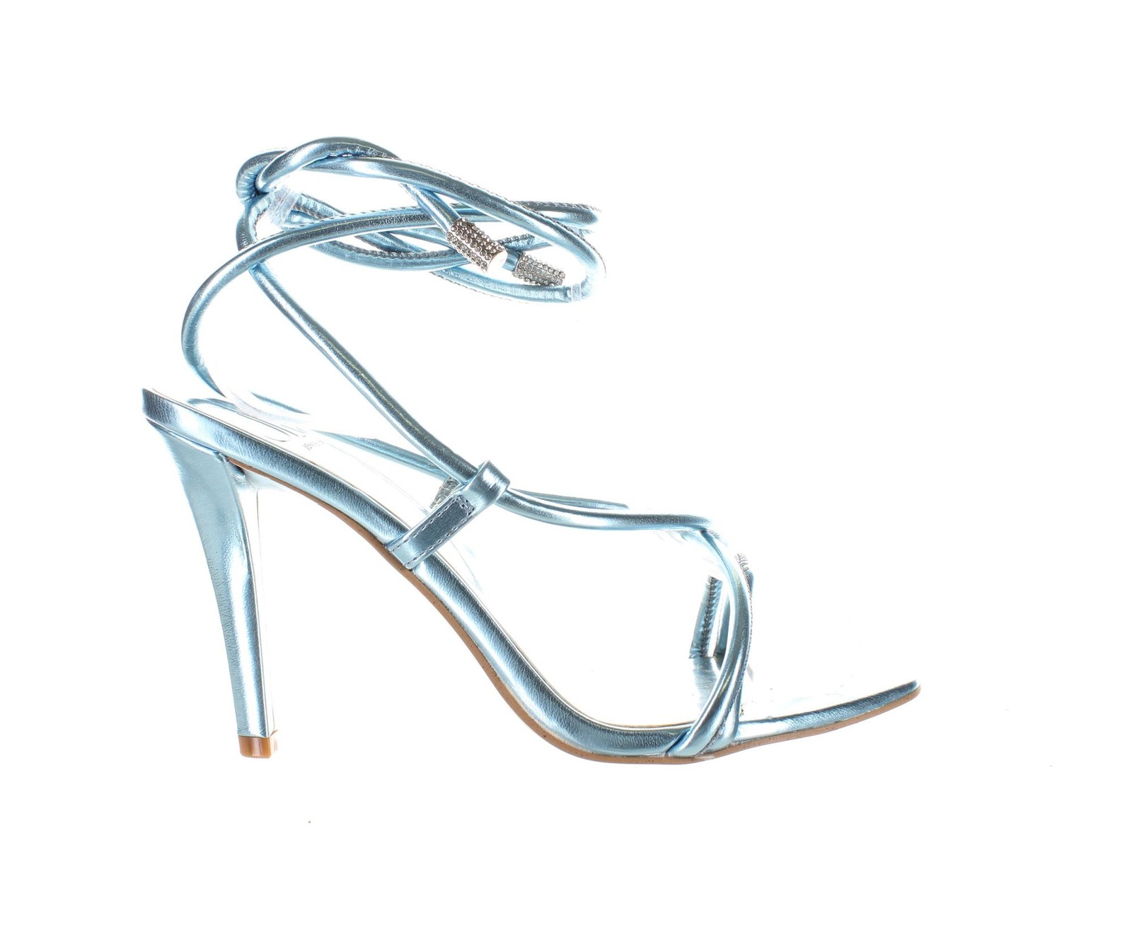 JLO by Jennifer Lopez Womens Rainia Blue Ankle Strap Heels Size 6 (7757067)