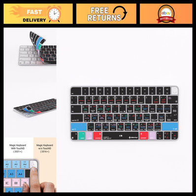 Silicone Keyboard Cover for Logic Pro - Protective Skin with Shortcuts for Apple