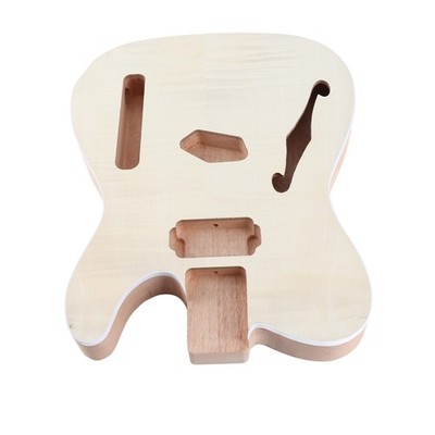 Unfinished Handcrafted Guitar Body Wood Electric Guitar Body Guitar Barrel