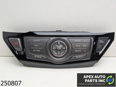 OEM 2013-2016 Nissan Pathfinder 3.5L DASH RADIO DISPLAY CONTROL PANEL ASSY