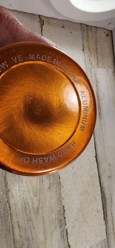 Copper Colored Aluminum Water Bottle - Picture 7 of 9