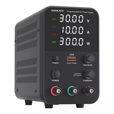 110 Volt LAB BENCH DC Netzteil (0-30V,0-10A) programmierbar digital