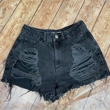 Topshop mom moto cut off shorts size 6