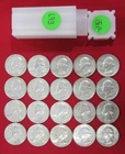 1964 P Washington Silver Quarters - Circulated - 20 Coins -Actual Coins L93