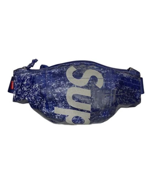 SUPREME Sac Taille Bleu Imperméable Réfléchissant Moucheté Taille Bag