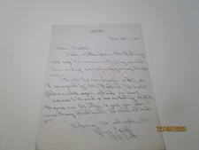 W W LARKIN BEECHER FALLS VERMONT SIGNED  LETTER EPHEMERA OCT 26 1929 #7
