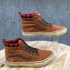 Vans Shoes Mens 5 Womens 6.5 Sk8-Hi MTE Glazed Ginger Brown Lace Up Flats 721454
