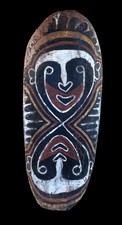 Ecorce peinte, Kwoma bark ceiling, tribal art, oceanic art, pacific art, 90 cm