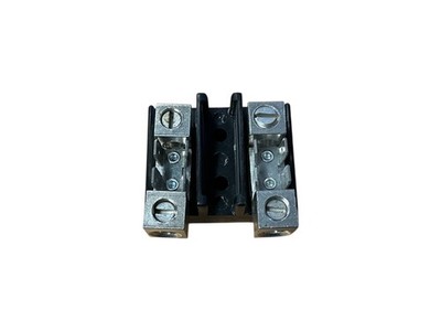 ElecTron EB-422 2-Pole Terminal Block 1/4'' X 5/16'' w/ Spade Terminals
