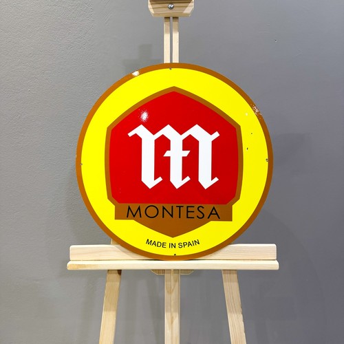 Montesa Vintage Motorcycle Logo Heavy Metal Sign – 50 cm (19.7”)