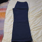 Time and Tru Women's Blue Straight-Leg Twill Dress Pants Size 14 Regular — photo 1