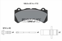 Pagid Bremsbelagsatz BremsklöTze FüR Volvo V60 II 225 227 S60 III 224