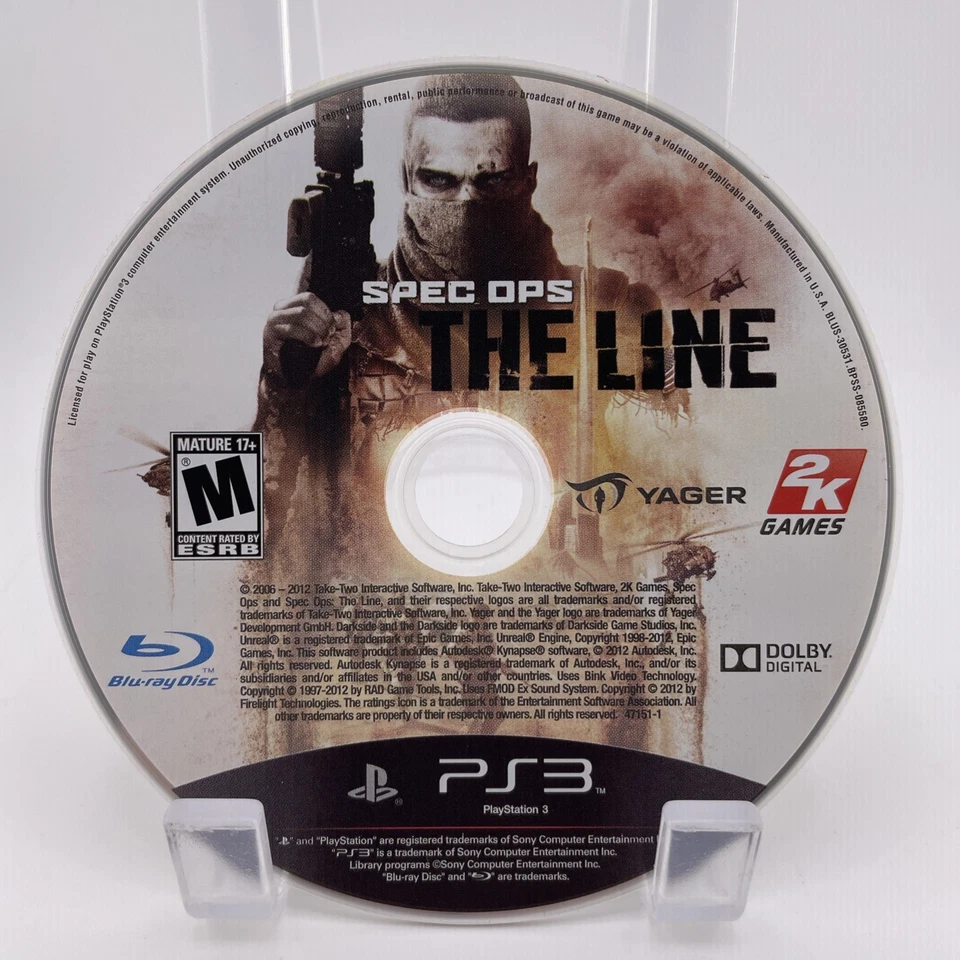 Spec Ops: The Line  (PlayStation 3) Complete - Image 2 of 4