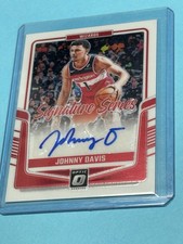 2024-25 Donruss Optic Johnny Davis Signature Series Auto #23 Wizards