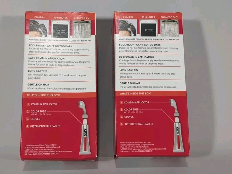 Just for Men fórmula original h-60 champú negro azabache en color de cabello h60 nuevo lote 2 Foto 3 de 3