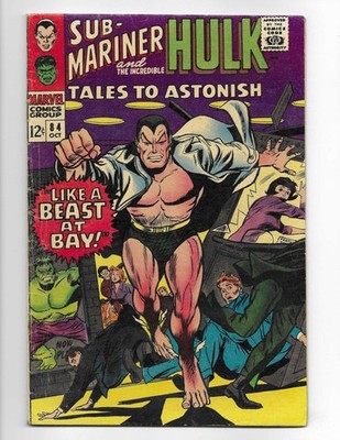 Tales To Astonish 84 1966 Marvel Comics VG 4.0 Krang Sub-Mariner Hulk