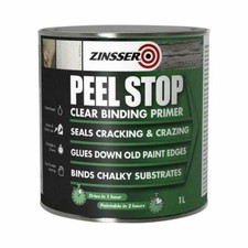 Zinsser Peel Stop Clear Primer Sealer Binder Sticks Down Stops Flaking 2.5L