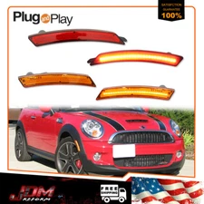 4PCS LED Side Marker Light For 2007-2013 Mini Cooper R55 R56 R57 R58 R59 R60 R61