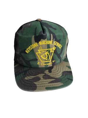 Keystone Machine Service Baseball Hat / Ball Cap Adjustable Band Canvas w Mesh