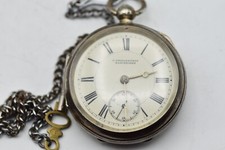 ANTIQUE VICTORIAN POCKET WATCH MANCHESTER FINKLESTEIN 1880 CIRCA