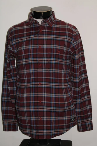 DC Shoes Mens medium M Plaid Button-up shirt Combine ship Discount