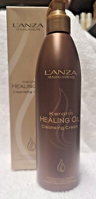 Lanza Keratin Healing Oil Cleansing Cream 10.1 fl oz / 300 ml NEW WITH BOX