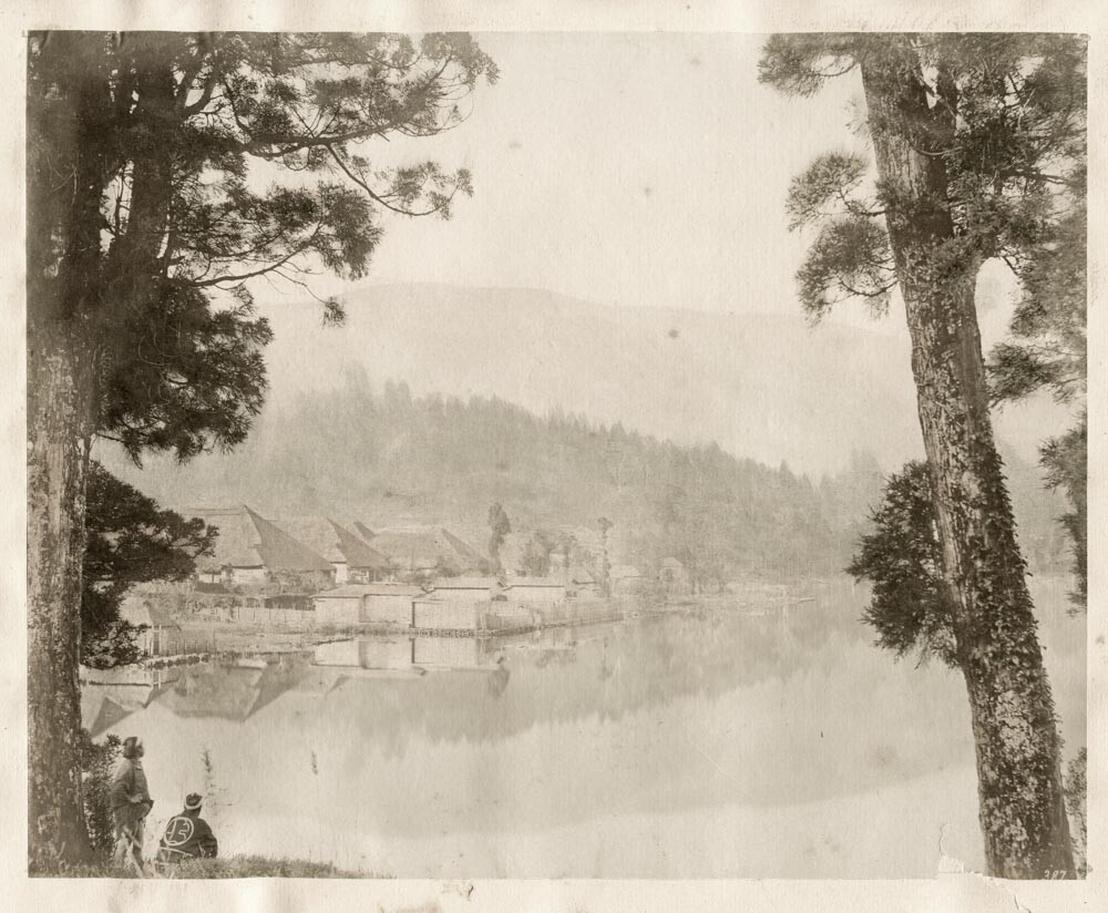 c.1880 PHOTO - JAPAN STILLFRIED STUDIO HAKONE LAKE | eBay