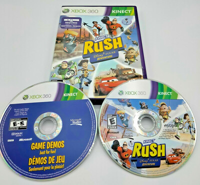 Kinect Rush A Disney Pixar Adventure Microsoft Xbox 360 Video Games Gaming 