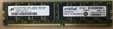 Crucial 512MB DDR 400 PC3200 ECC unbuffered 184pin Server DIMM Micron CT6472Z40B